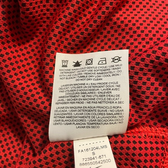 Sz S woman Nike Red Tank Top race back sleeveless breathable round neck New - Picture 13 of 13